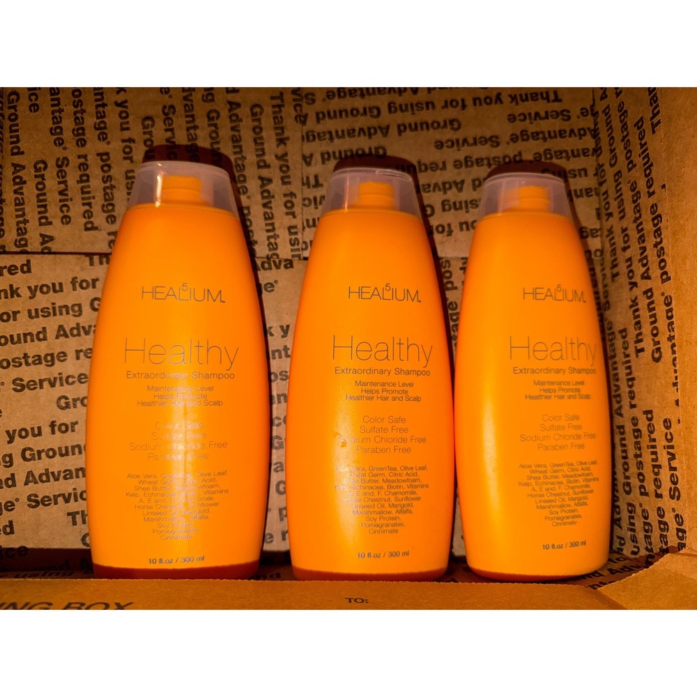 HEALIUM Healthy‎ Extraordinary Shampoo 3pc Lot 10oz hair care